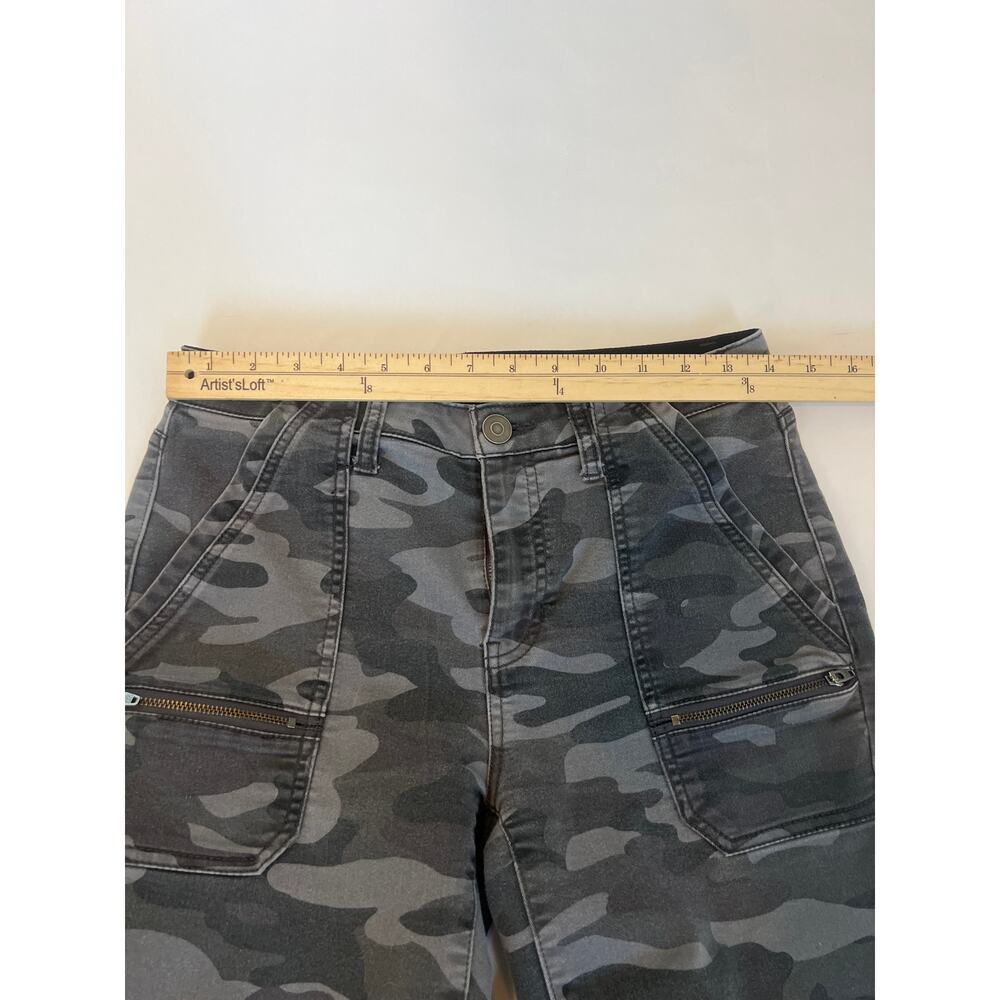 KNOX ROSE Utility Skinny Ankle Pants Gray camouflage Size 6 - Picture 11 of 13
